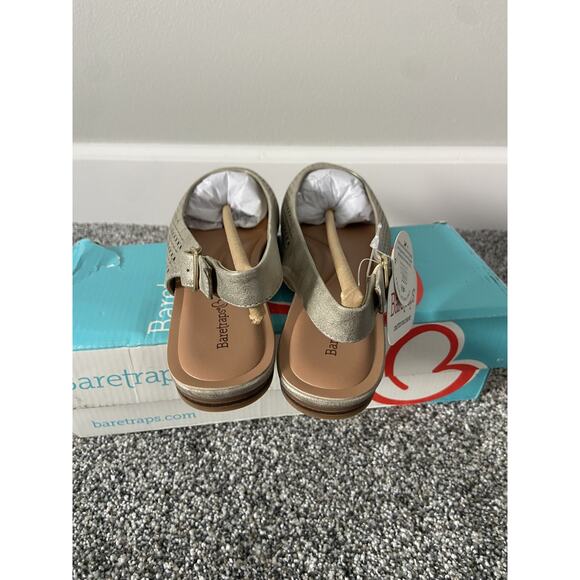Women’s Baretraps Riva Slingback Flats Champagne Size 9 NIB - Picture 5 of 6